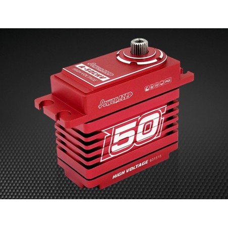 Servi - Servo standard Power hd A-50CHV 50Kg Coreless Alu Programmabile HV - FLASH RC