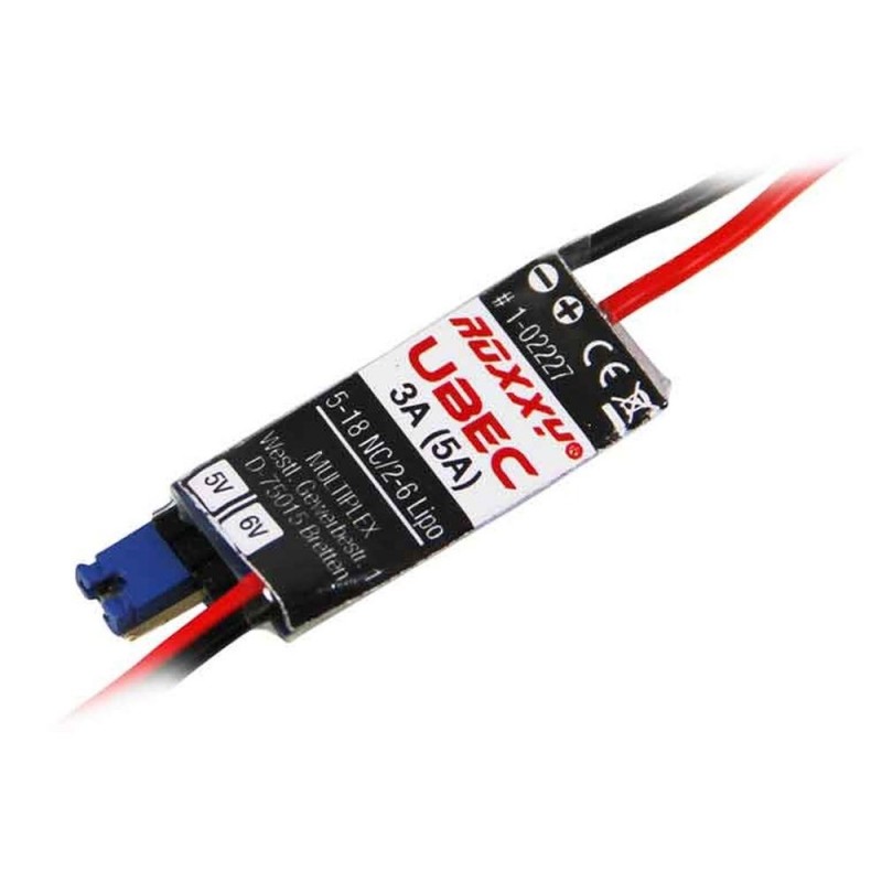 Bec linéaire - Bec linéaire 3A - 5V/6V - Roxxy UBEC 3A(5A) Multiplex - FLASH RC