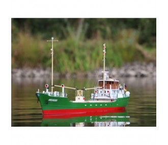 RC Motorboats - Boat kit MS Greundiek Küstenmotorschiff Aeronaut 93cm - FLASH RC