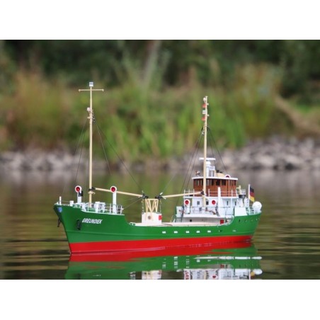 Motoscafi RC - Kit barca MS Greundiek Küstenmotorschiff Aeronaut 93cm - FLASH RC