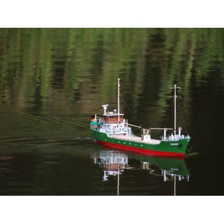 Motoscafi RC - Kit barca MS Greundiek Küstenmotorschiff Aeronaut 93cm - FLASH RC