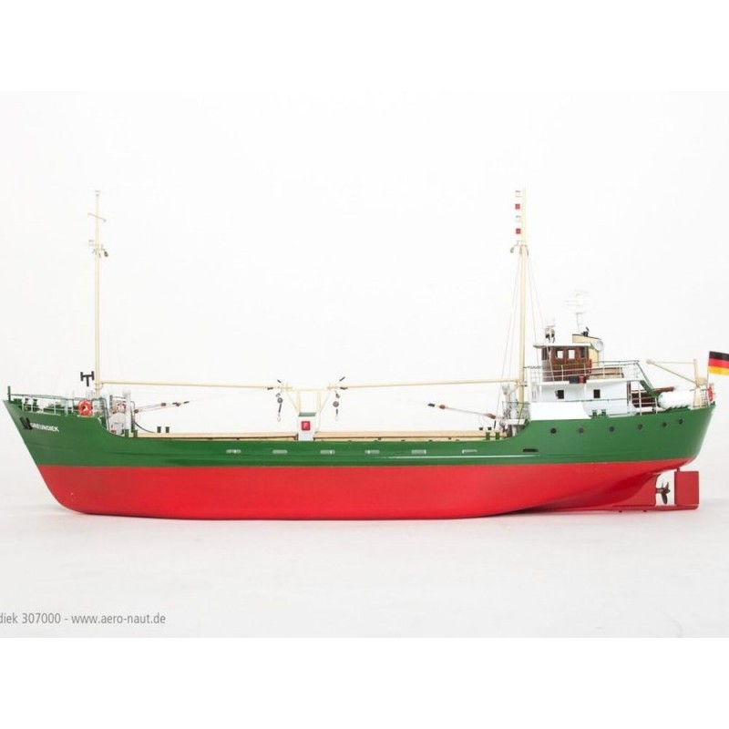 Kit bateau à monter MS Greundiek Küstenmotorschiff Aeronaut 93cm - FLASH RC
