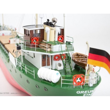 RC Motorboats - Boat kit MS Greundiek Küstenmotorschiff Aeronaut 93cm - FLASH RC