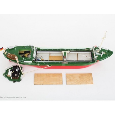 RC Motorboats - Boat kit MS Greundiek Küstenmotorschiff Aeronaut 93cm - FLASH RC