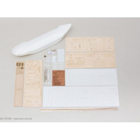 Kit bateau à monter MS Greundiek Küstenmotorschiff Aeronaut 93cm - FLASH RC