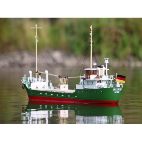 Kit bateau à monter MS Greundiek Küstenmotorschiff Aeronaut 93cm - FLASH RC