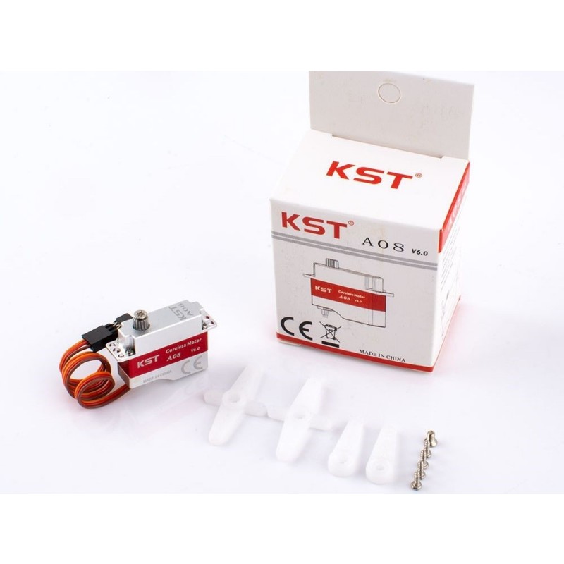 Servo micro KST A08 V6.0 HV (7g, 3.2kg.cm, 0.09s/60°) - FLASH RC