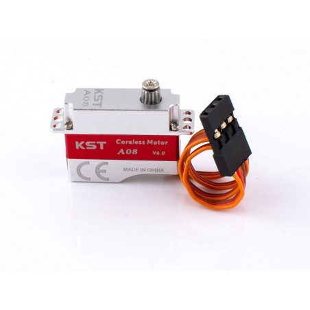 Servos - Servo micro KST A08 V6.0 HV (7g, 3.2kg.cm, 0.09s/60°) - FLASH RC