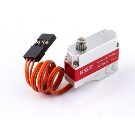 Servos - Servo micro KST A08N V6.0 HV (7g, 3.2kg.cm, 0.09s/60°) - FLASH RC