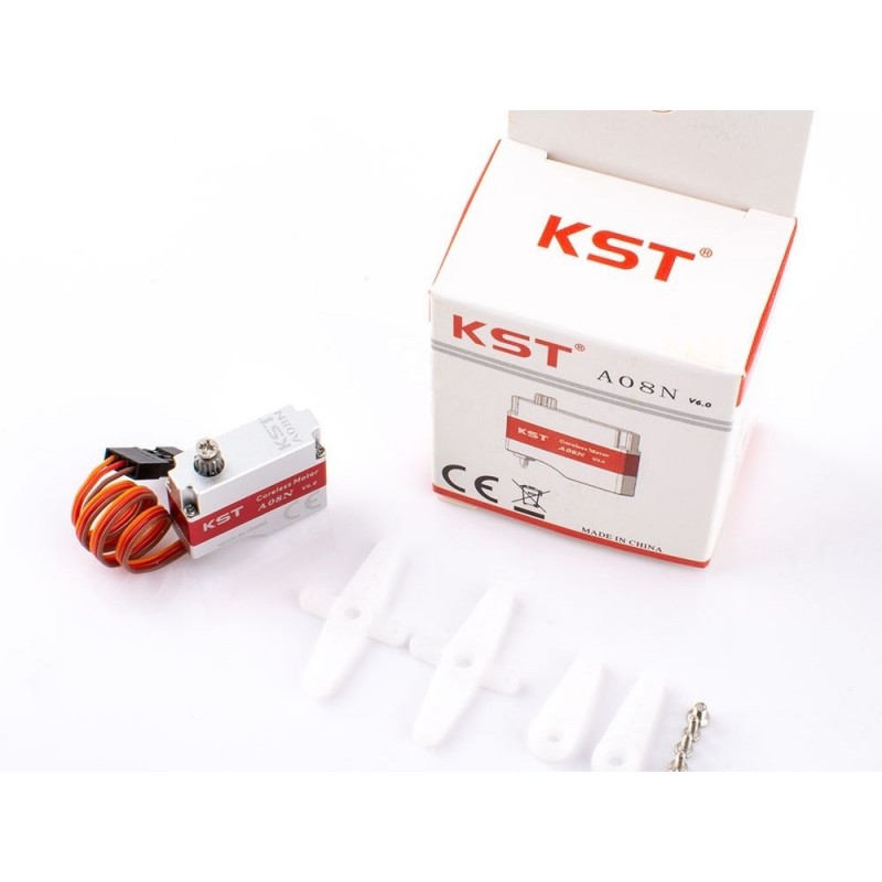 Servo micro KST A08N V6.0 HV (7g, 3.2kg.cm, 0.09s/60°) - FLASH RC