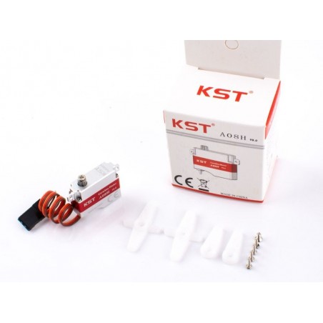 Servi - Servo micro KST A08H V6.0 HV (7g, 3.2kg.cm, 0.09s/60°) - FLASH RC