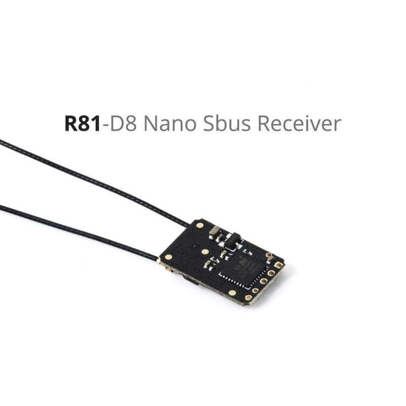 RADIOMASTER - R81 8 Channel S-BUS Receiver compatible with FR-SKY D8 - FLASH RC