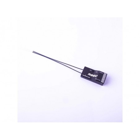 RADIOMASTER - Receptor R86C 6 canales PWM / 8 canales SBUS compatible con FR-SKY D8 - FLASH RC