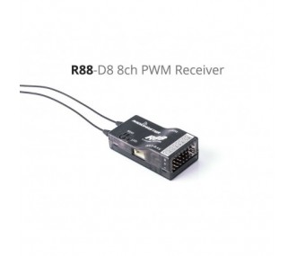 RADIOMASTER - Empfänger R88 8-Kanal PWM/SBUS kompatibel FR-SKY D8 - FLASH RC