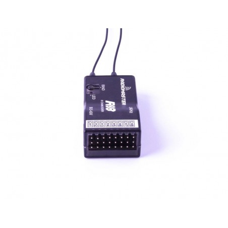 RADIOMASTER - R88 Receptor PWM/SBUS de 8 canales compatible con FR-SKY D8 - FLASH RC