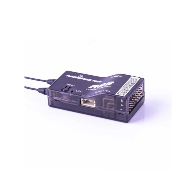 RADIOMASTER - R88 Receptor PWM/SBUS de 8 canales compatible con FR-SKY D8 - FLASH RC