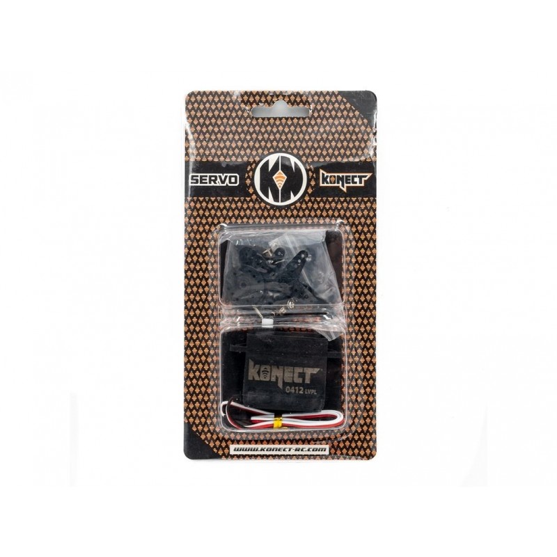 Servos - Servo estándar Konect 0412LVPL (45.5g, 4.2kg/cm) - FLASH RC