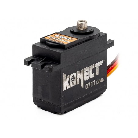Servo standard Konect 0711LVMG (55g, 7.5kg/cm) - FLASH RC