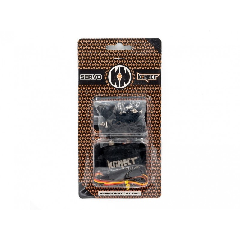 Servos - Standardservo Konect 0711LVMG (55g, 7.5kg/cm) - FLASH RC