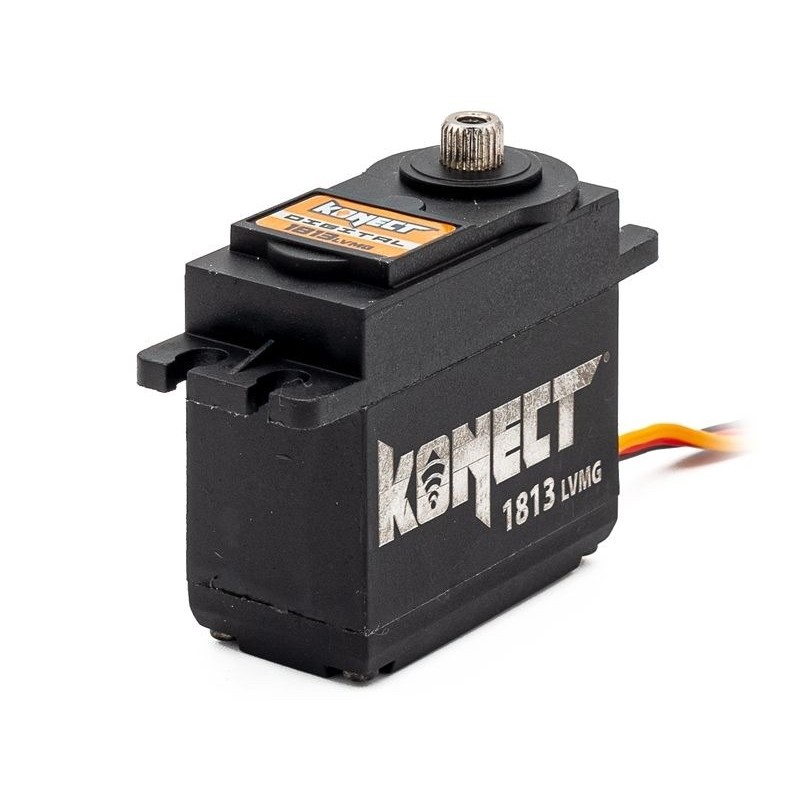 Servo standard Konect 1813LVMG (55g, 18.2kg/cm) - FLASH RC