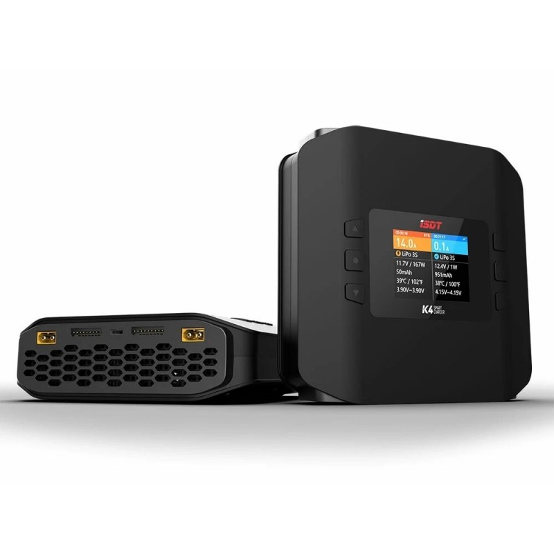 Chargers - ISDT K4 DUAL AC 400W / DC 600Wx2 - FLASH RC