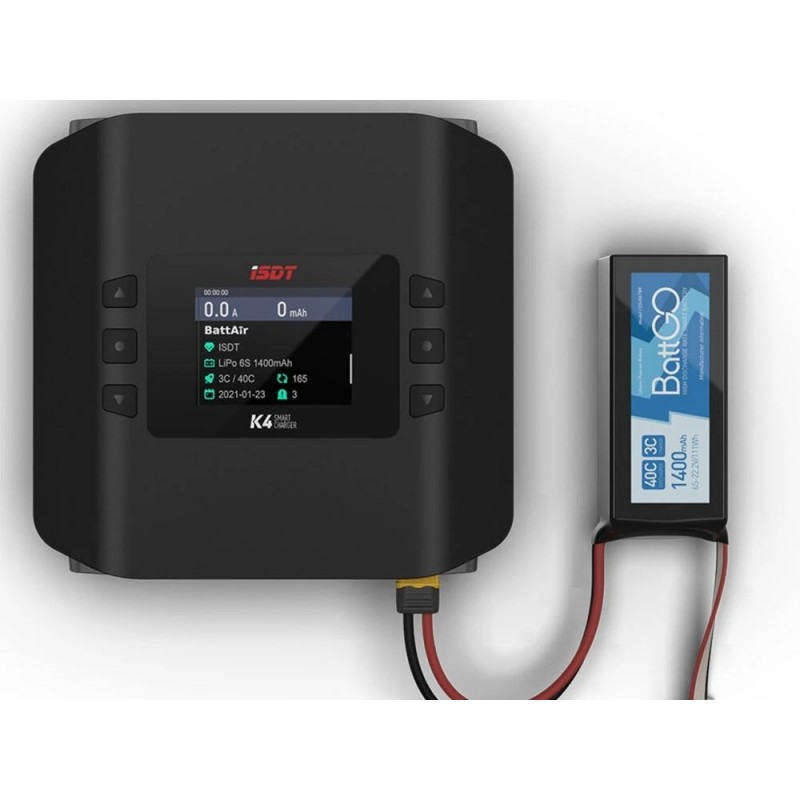Chargers - ISDT K4 DUAL AC 400W / DC 600Wx2 - FLASH RC