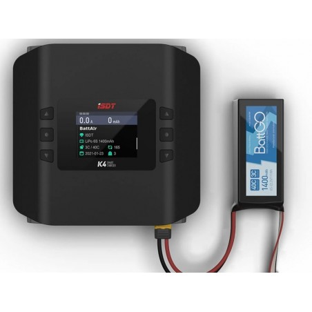 Chargers - ISDT K4 DUAL AC 400W / DC 600Wx2 - FLASH RC