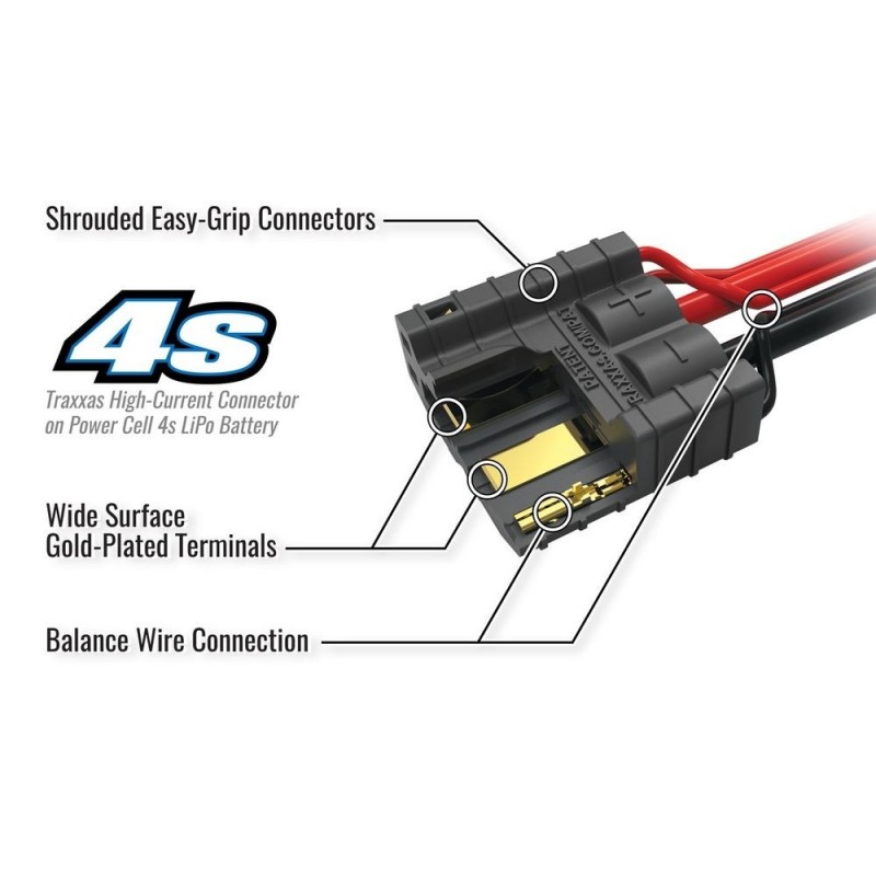Caricabatterie - Caricabatterie Traxxas EZ-Peak Plus 4S 8A 75W 2981G - FLASH RC