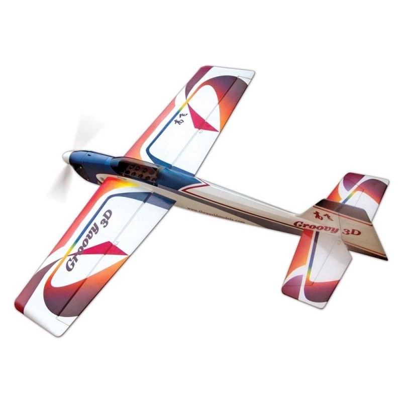 RC Acrobático - ARF GROOVY 3D 1.00M con motor brushless - FLASH RC