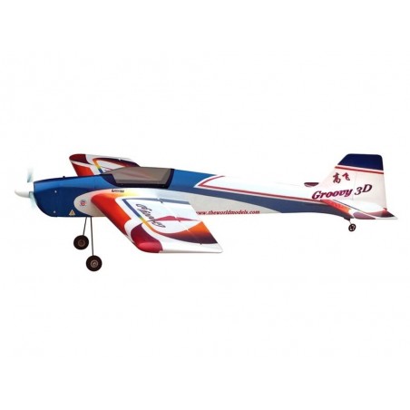 RC Kunstflugzeuge - Flugzeug ARF GROOVY 3D 1.00M mit Brushless-Motor - FLASH RC