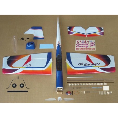 RC Acrobatico - ARF GROOVY 3D 1.00M con motore brushless - FLASH RC