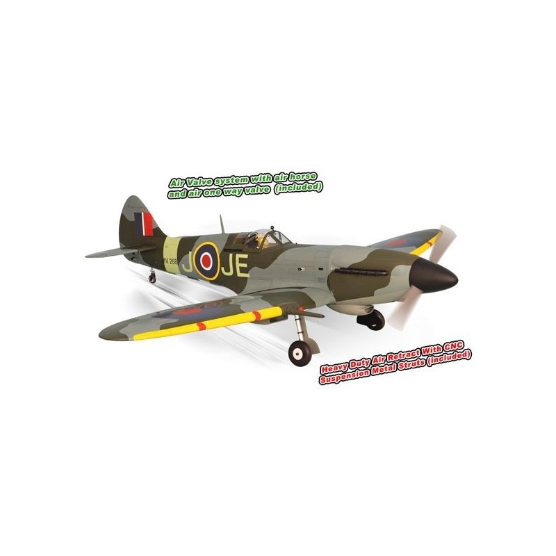 Warbirds RC - Modelo Phoenix Spitfire 60cc GP/EP ARF 2.41m - FLASH RC