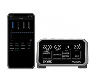 Cargadores - Cargador NC2200 NIMH/NICD AA/AAA 12V/220V Sky-Rc - FLASH RC 2