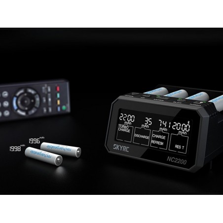Ladegeräte - Ladegerät NC2200 NIMH/NICD AA/AAA 12V/220V Sky-Rc - FLASH RC