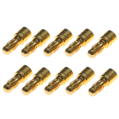 OR-Stecker 2/2.3/3/3.5/4/5/5.5/6/8 - OR-Stecker 3,5mm male (10 Stck.) Beez2B - FLASH RC