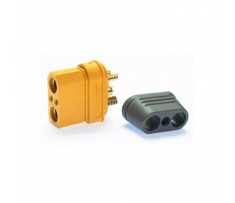 XT30/XT60/XT90-Stecker - XT90I-Stecker 2+2 mit Kappe Weiblich (5St.) - FLASH RC