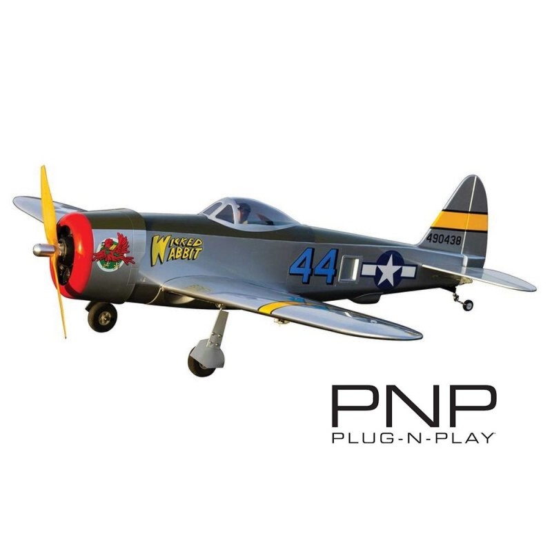 Warbirds RC - Hangar 9 Funscale P47 PNP Aircraft ca.1.43m - FLASH RC