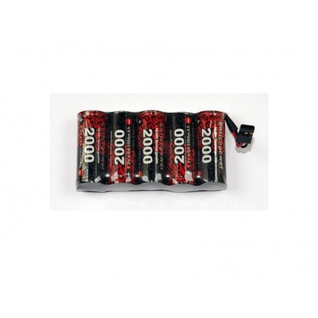 Receiver batteries - Battery 6,0V 2000mAh NiMh flat ENRICH POWER - FLASH RC