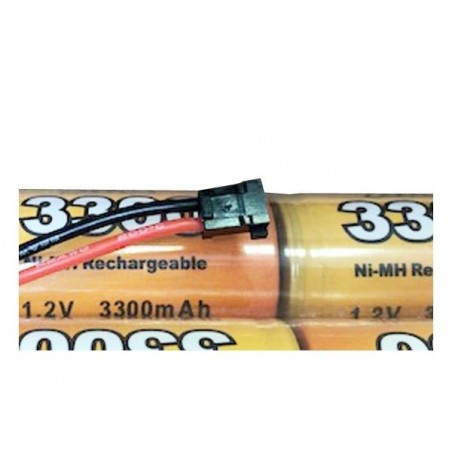 Senderbatterien - Batterie Tx A2Pro 9.6V AP-3300SC JR Typ Tx JR - FLASH RC