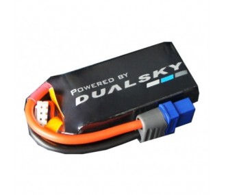 Baterías de propulsión de aviones RC - Batería Dualsky Ultra120, lipo 4S 14,8V 600mAh 120C toma XT60 - FLASH RC