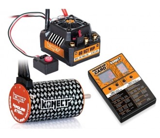 Combo - Konect Combo Brushless 1/10 : esc SCT 80A + motore 3660 2750KV + prog. - FLASH RC