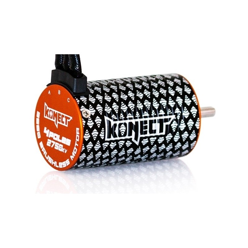 Combo - Konect Combo Brushless 1/10 : esc SCT 80A + motor 3660 2750KV + prog. - FLASH RC