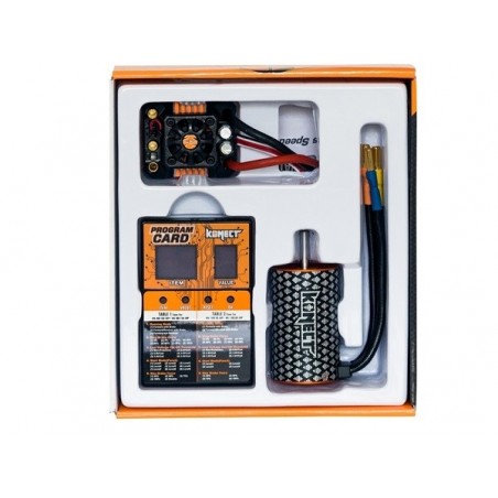 Combo - Konect Combo Brushless 1/10 : esc SCT 80A + motor 3660 2750KV + prog. - FLASH RC