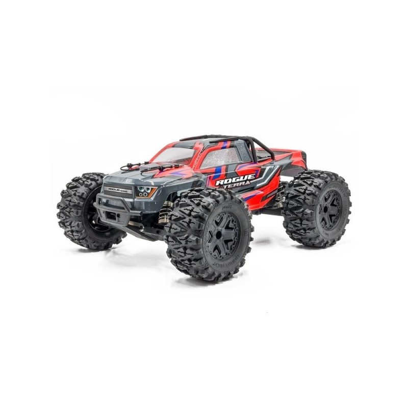 RC-Autos Offroad - Monster ROGUE TERRA Brushless Rot 1/10 4wd RTR HOBBYTECH - FLASH RC