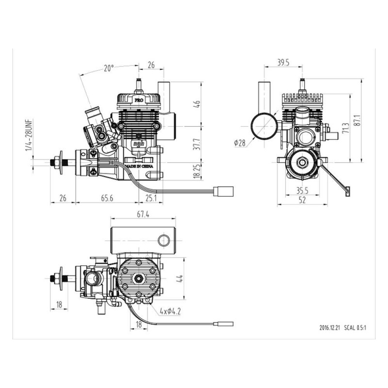 Moteurs essence - Moteur essence 2 temps GT9-Pro 9cc - NGH - FLASH RC