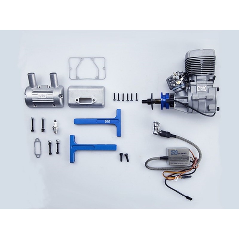 Benzinmotoren - 2-Takt-Benzinmotor GT35 35cc - NGH - FLASH RC