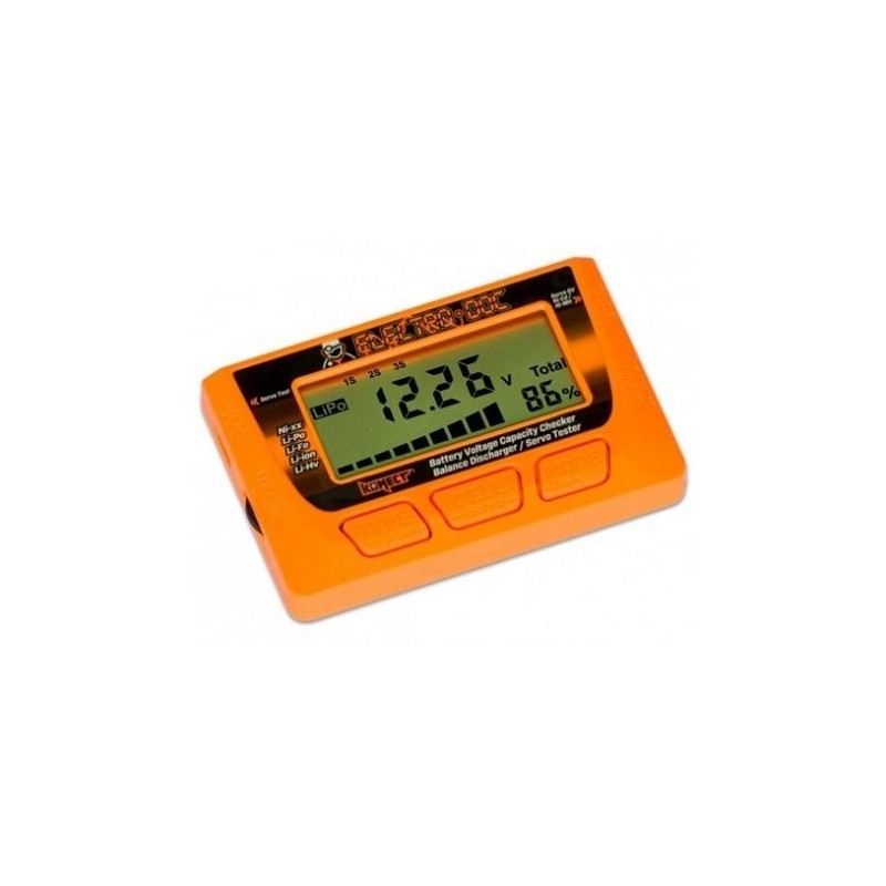Accessories chargers - Battery controller and servo tester Konect - FLASH RC