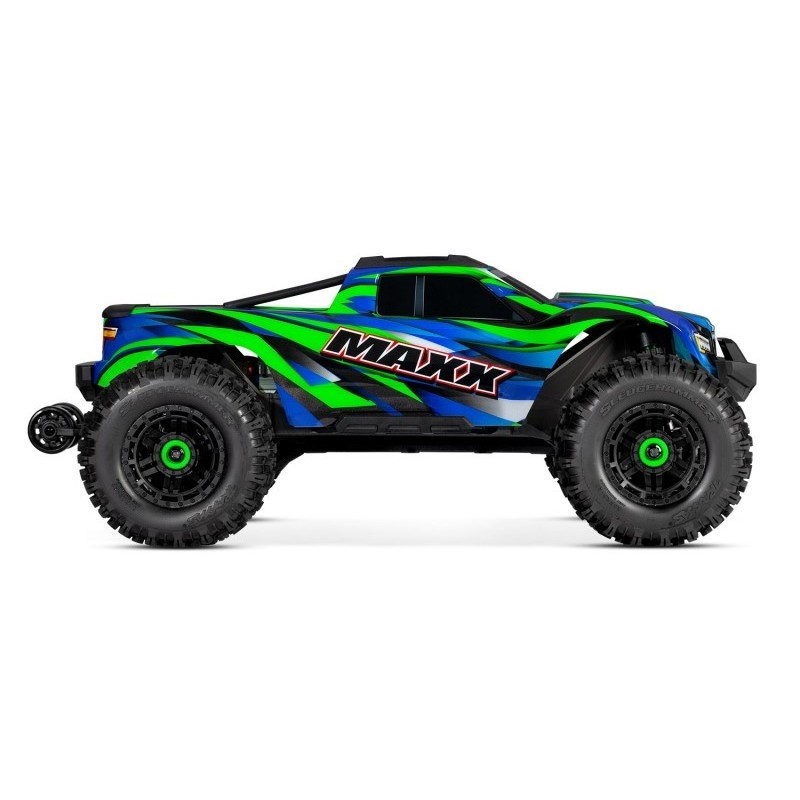 RC Auto fuori strada - Traxxas wideMaxx 4S Brushless 4WD verde TQi TSM RTR - 89086-4 - FLASH RC