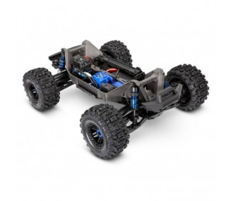 Geländetaugliche RC-Autos - Traxxas wideMaxx 4S Brushless 4WD Blau TQi TSM RTR - 89086-4 - FLASH RC 2