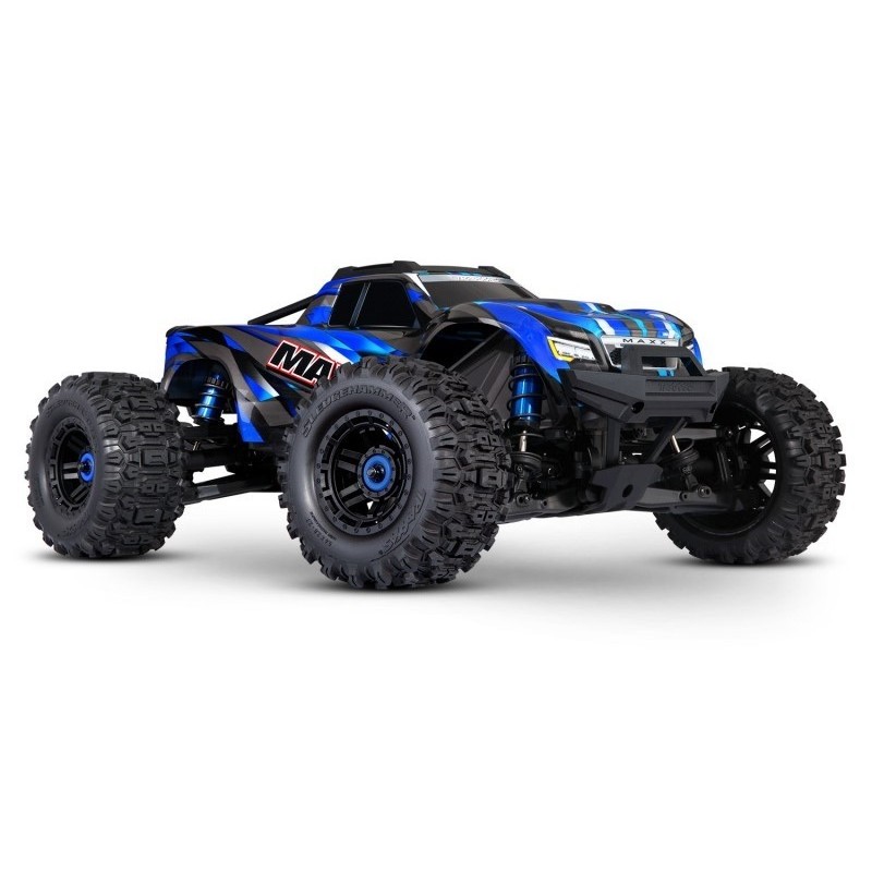 Traxxas wideMaxx 4S Brushless 4WD Bleu TQi TSM RTR - 89086-4 - FLASH RC